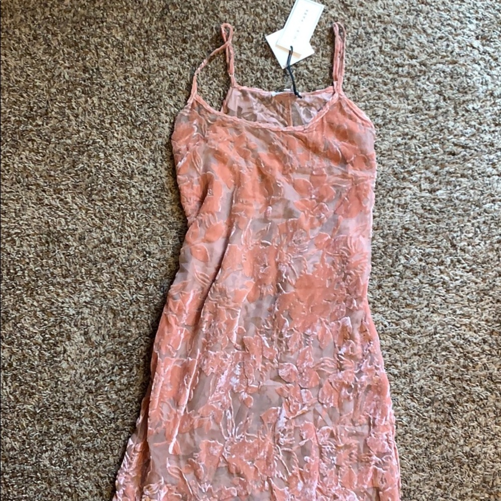 Sheer/velvet cover up size small